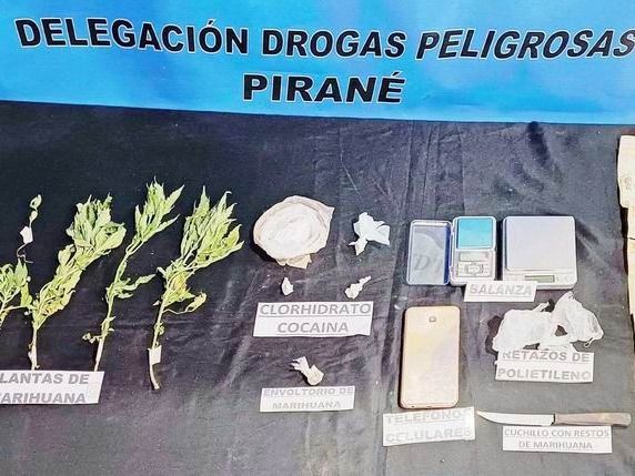 La Policía anuló un centro de distribución
de drogas y detuvo a un hombre