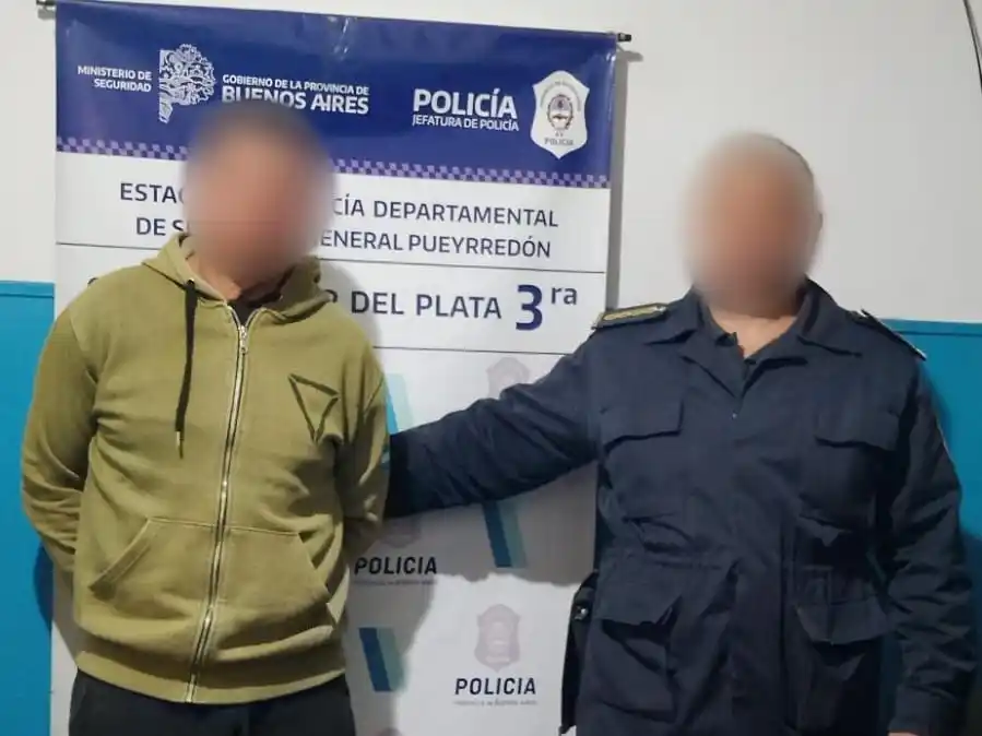 El detenido fue imputado por "robo agravado por el uso de arma blanca" y trasladado a la Unidad Penal N° 44 de Batán.