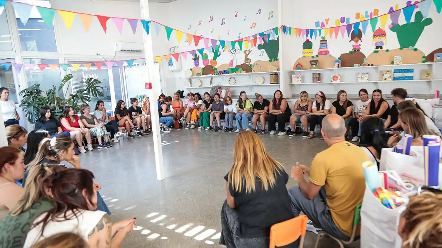 Los educadores de los CDI preparan el nuevo ciclo lectivo.