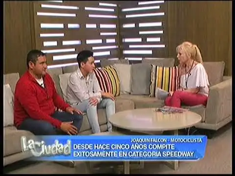 Joaquin Falcon –Desde hace cinco años compite exitosamente en categoria speedway