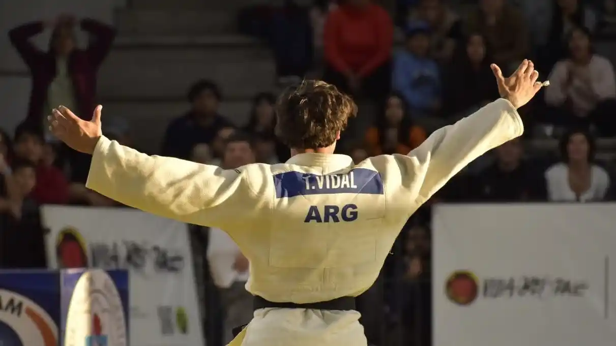Vidal, oro nacional en judo