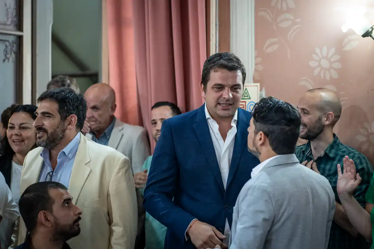 Carrasco, Baraybar y Borgo, la cúpula del Gobierno de Salazar. Foto: La Opinión.