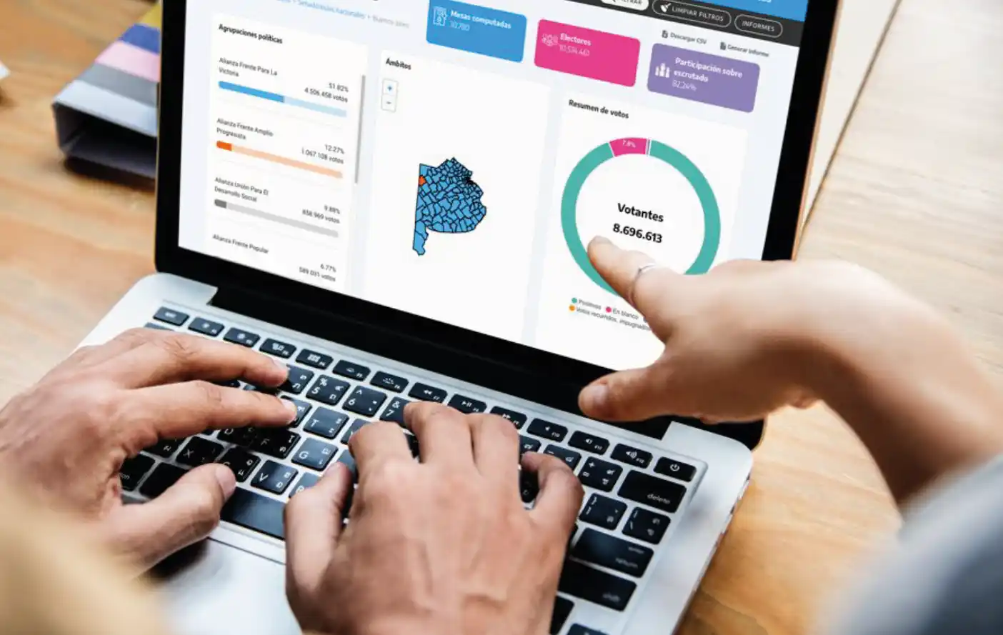 Conocé cuál es la página para seguir los resultados.