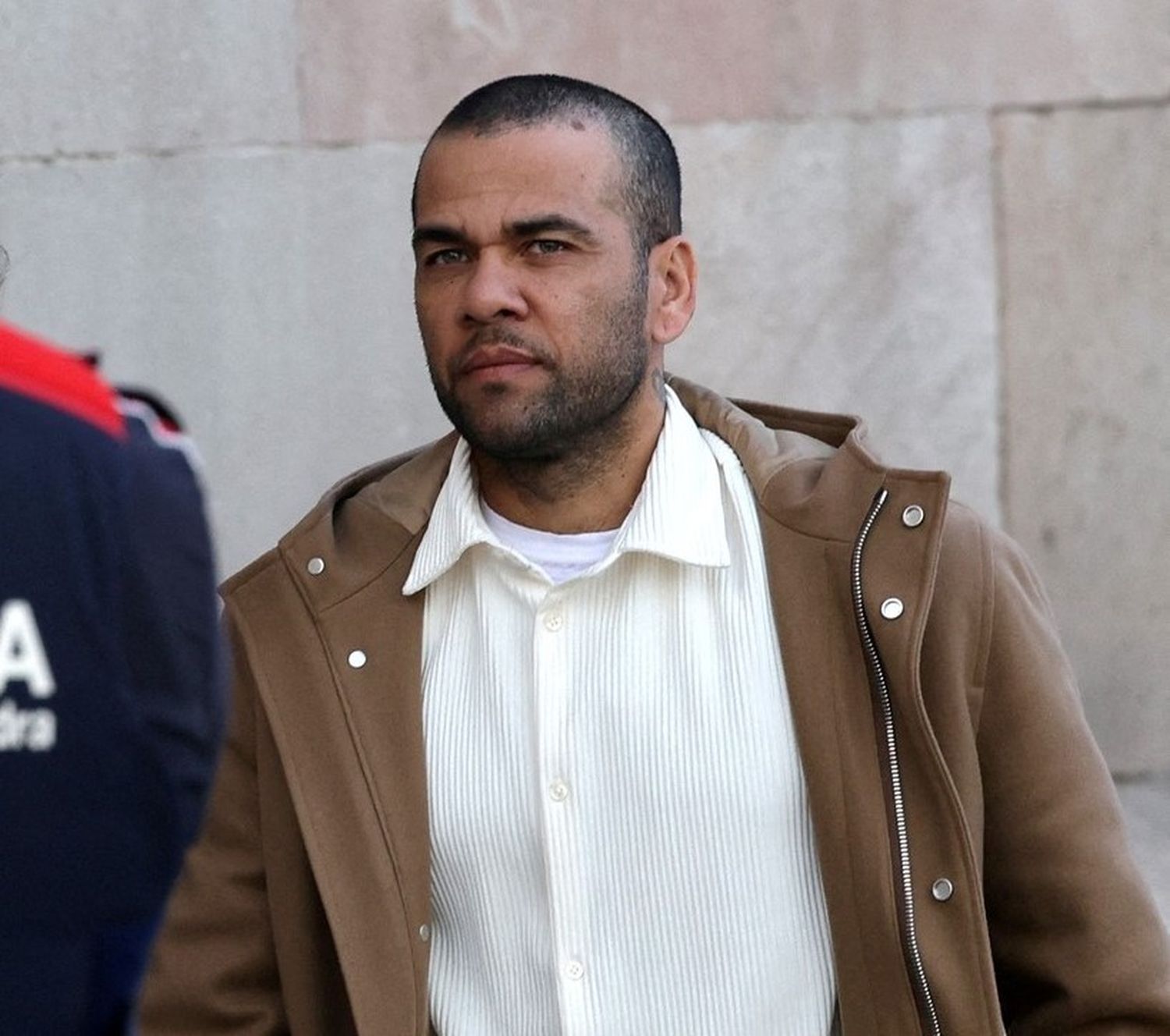 Dani Alves tras su problema judicial.