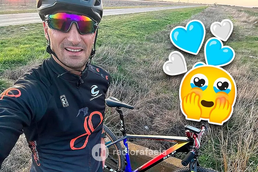 Una empresa de Rafaela le regaló una bicicleta a un campeón del mundo: ¿a quién?