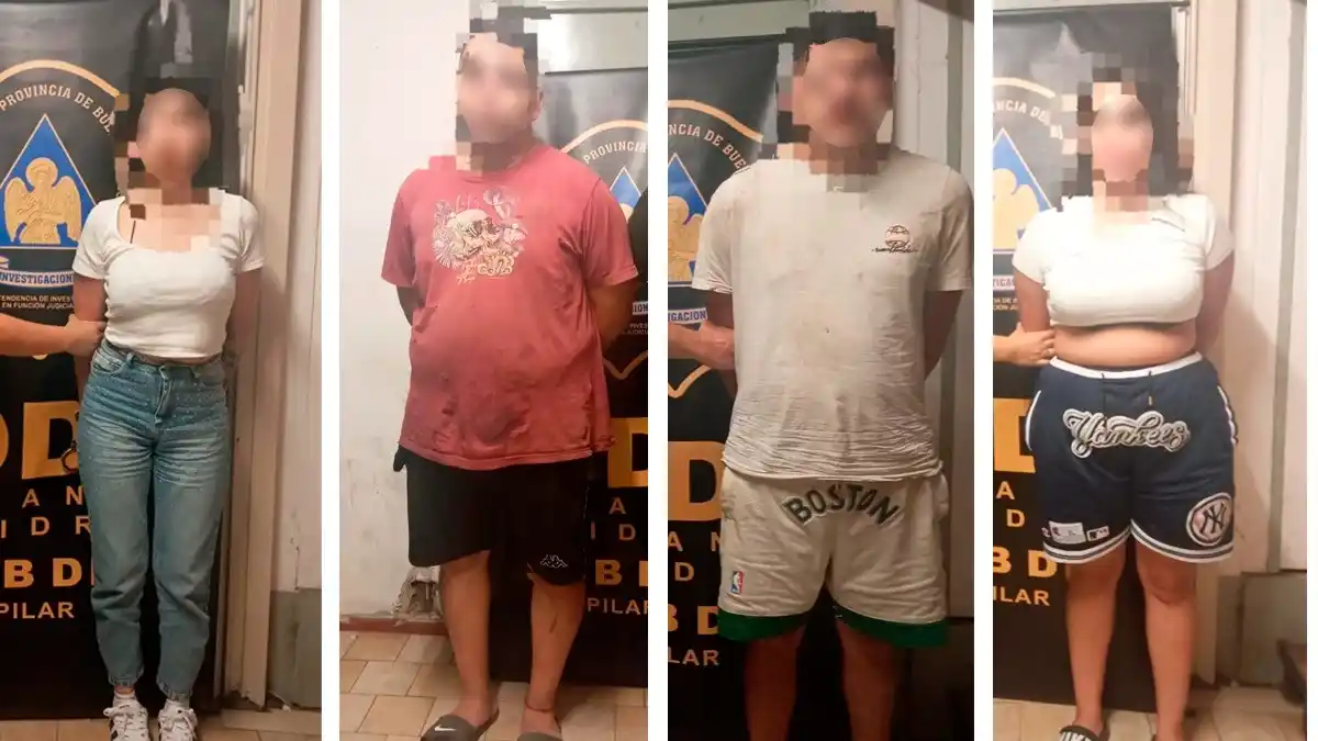 Los detenidos actuaban en complicidad con personas que se encontraban en prisión.