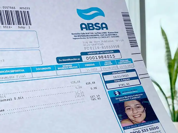 Factura de ABSA