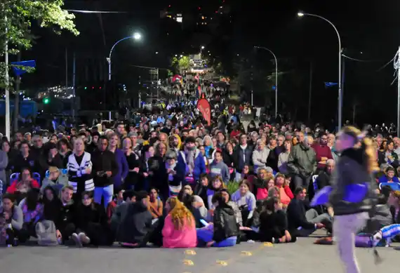 Cientos de tandilenses disfrutaron de las actividades en la Diagonal Illia