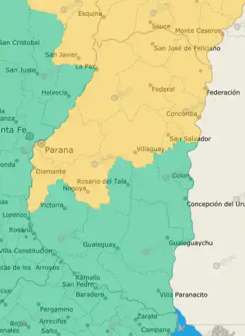 mapa alerta