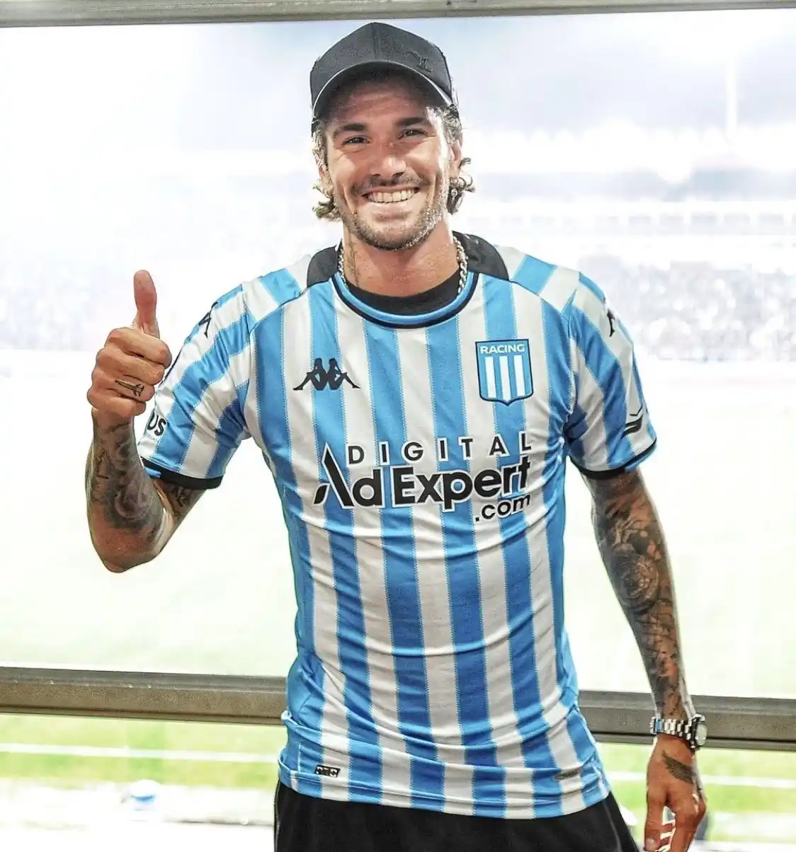 Rodrigo De Paul le hizo un guiño a los hinchas de Racing
