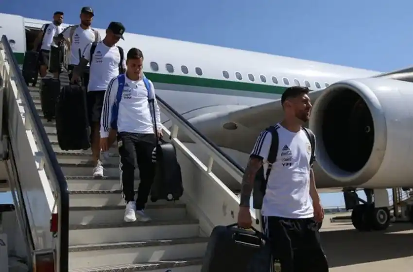 La Selección arribó a Barcelona