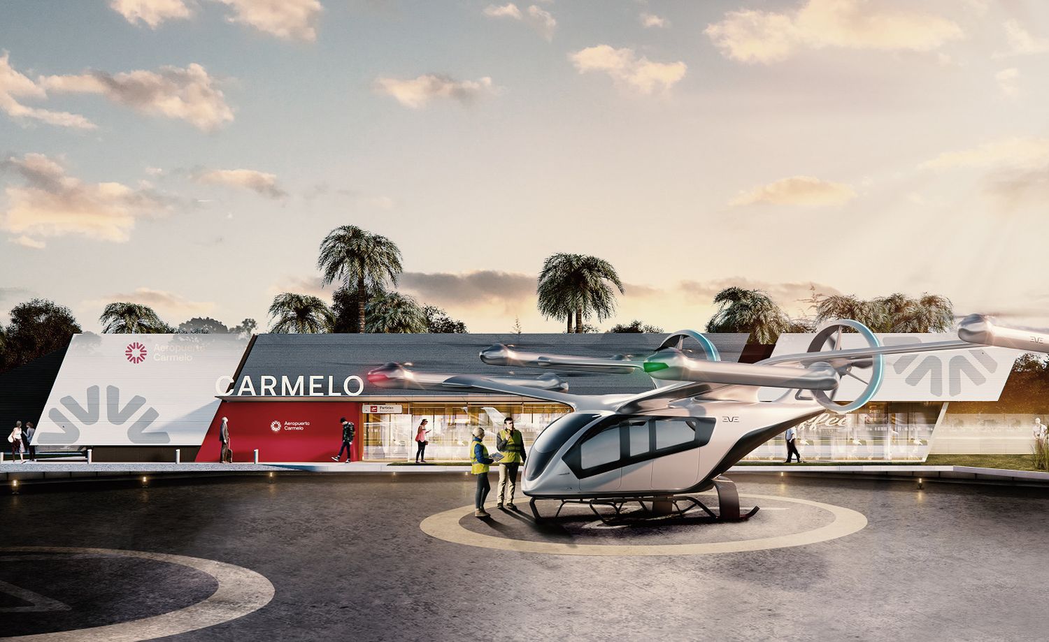 Eve and Corporación América Airports plan to develop urban air mobility solutions