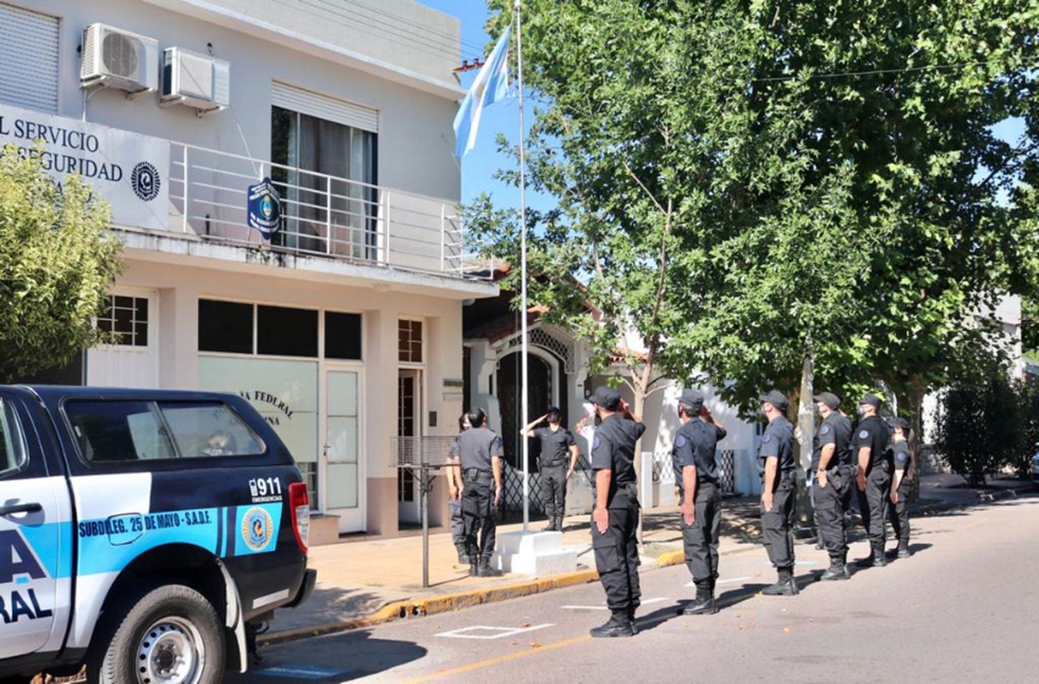 La subdelegación 25 de Mayo de la Policía Federal celebró su 31° aniversario