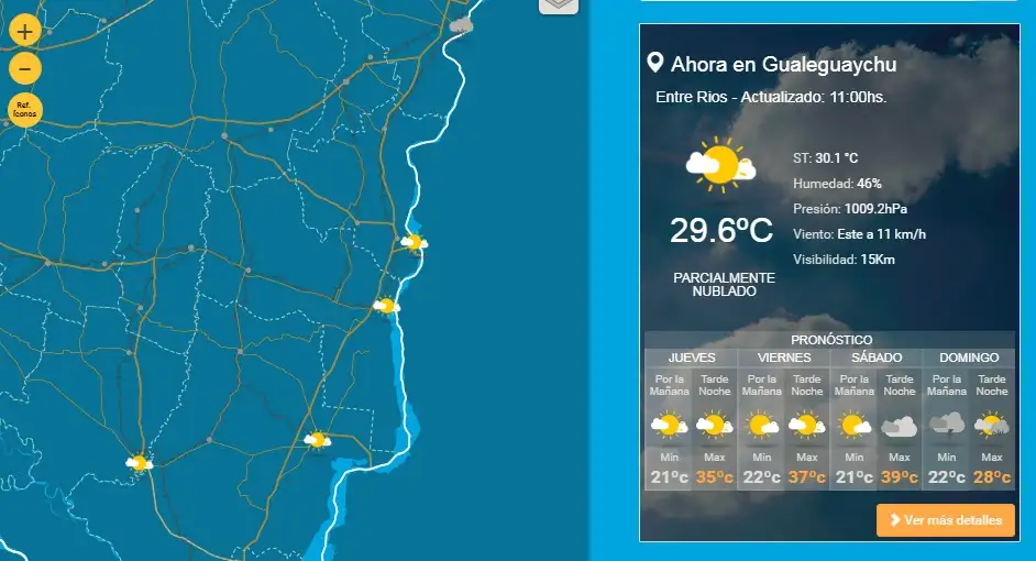 ALERTA: Pronostican hasta 41 grados para Entre Ríos