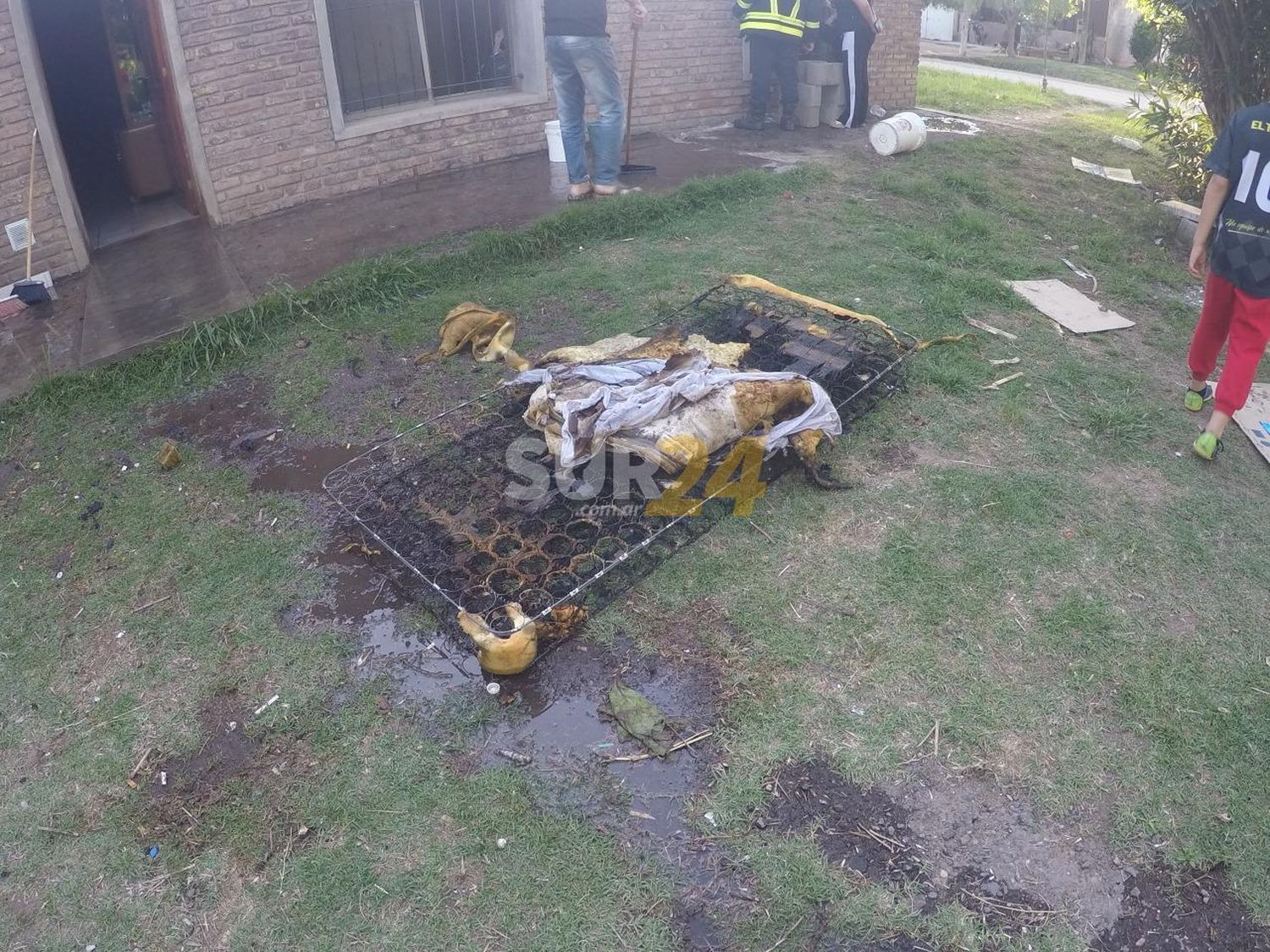 Se incendió una vivienda en el barrio Santa Rosa