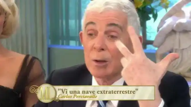 Carlos Perciavalle: "Los ovnis me ayudaron a dejar la cocaína"