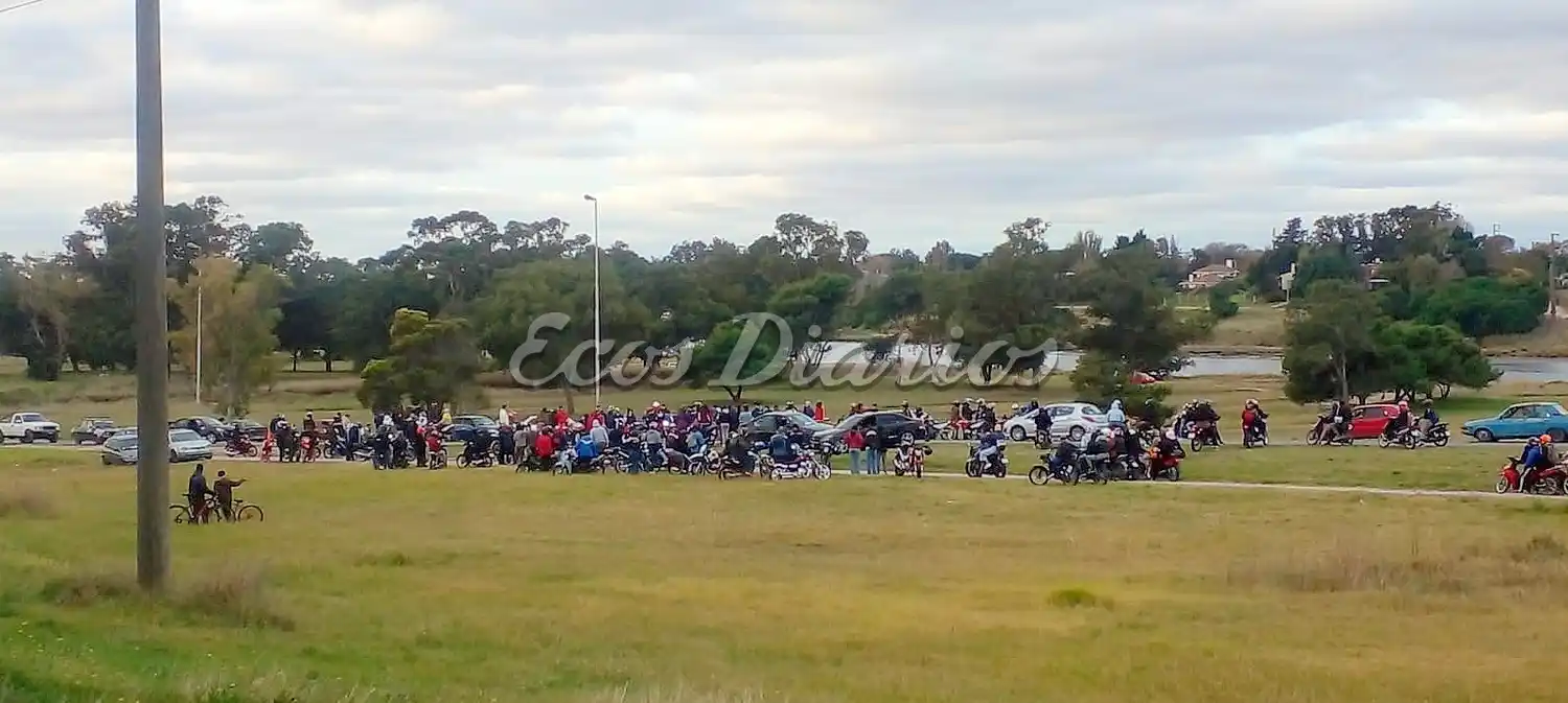 Un centenar de motociclistas reunidos en Jesuita Cardiel