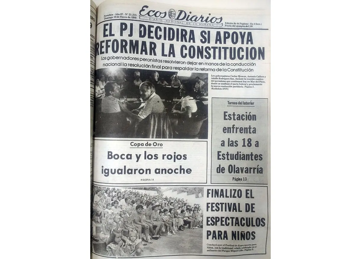 Domingo 10 de enero de 1988