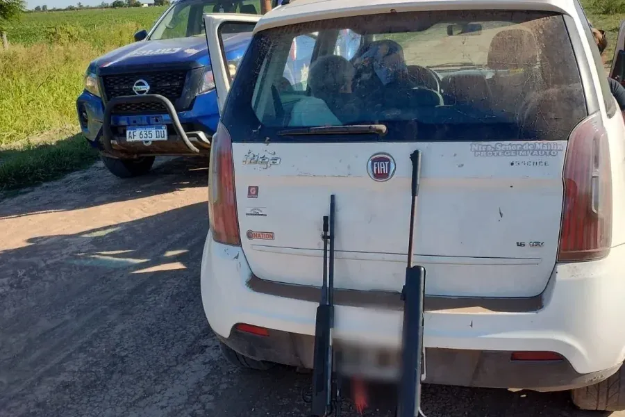 Labraron un acta de infracción por cazar pájaros con un aire comprimido en el campo