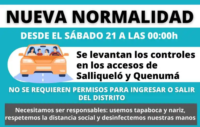 Coronavirus en Salliqueló: Inicia "nueva normalidad" sin controles en accesos y con reuniones sociales