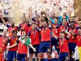 España celebra su segunda Copa del Mundo. Foto:FIFA