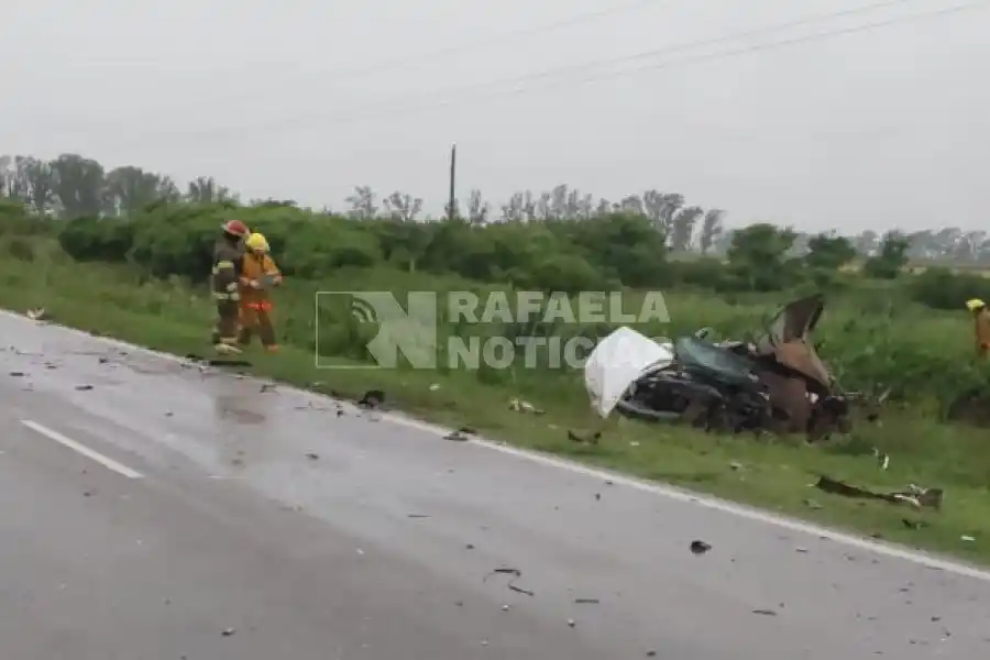 Un muerto en choque frontal entre Sunchales y Aldao