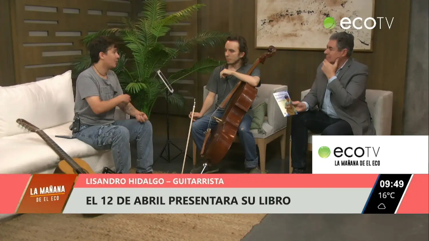 El guitarrista Lisando Hidalgo presentará su libro