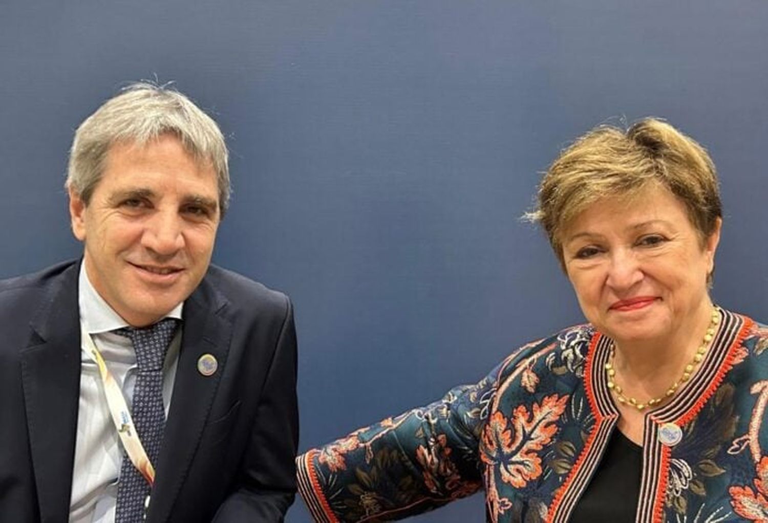 Georgieva recibió a Caputo y destacó el “sólido desempeño” en la lucha contra la inflación