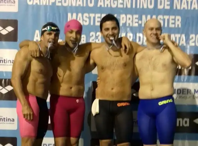 Neptuniana brilló en el master de natación de Mar del Plata 