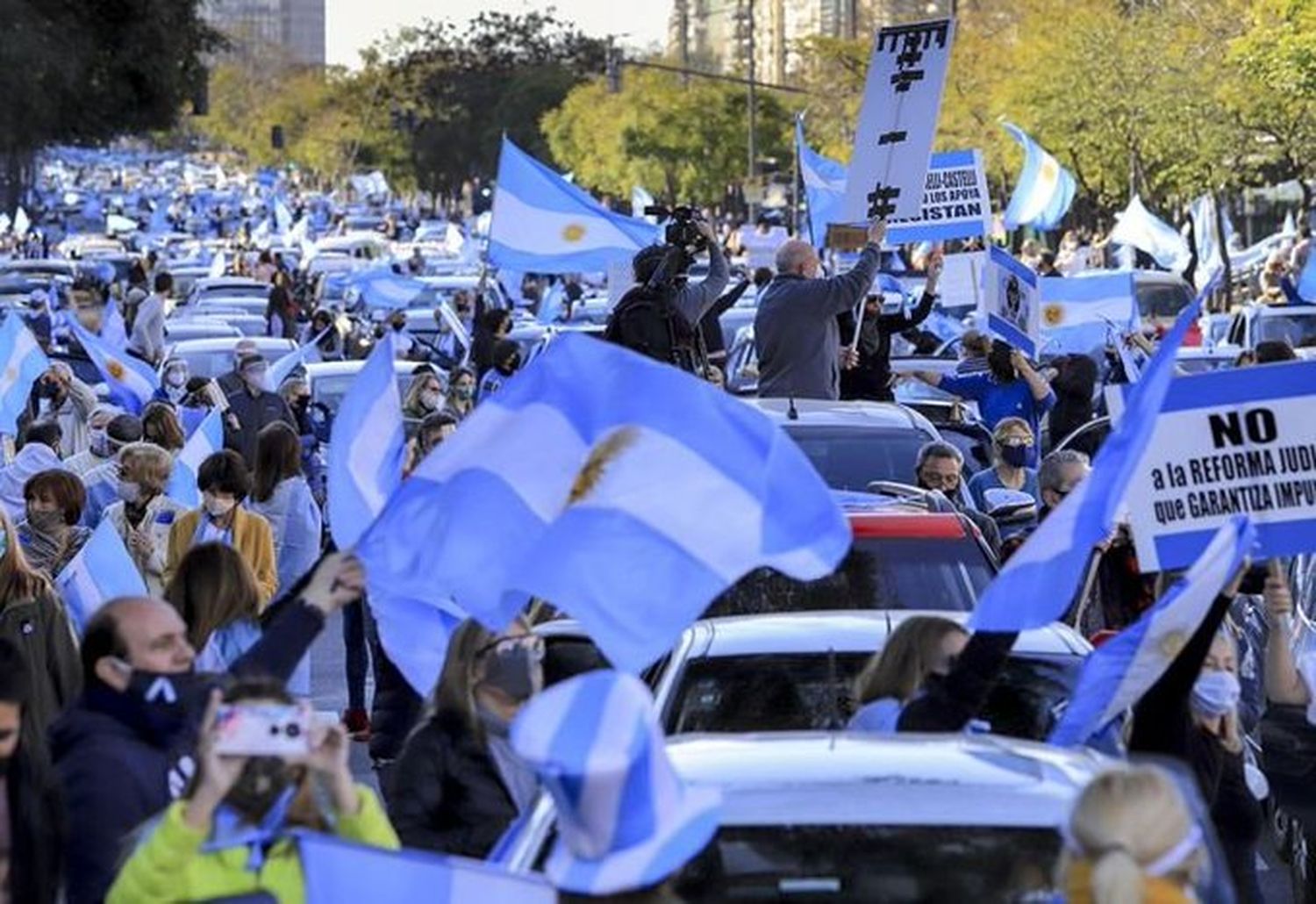 #12O: Nueva protesta contra el Gobierno de Alberto Fernández