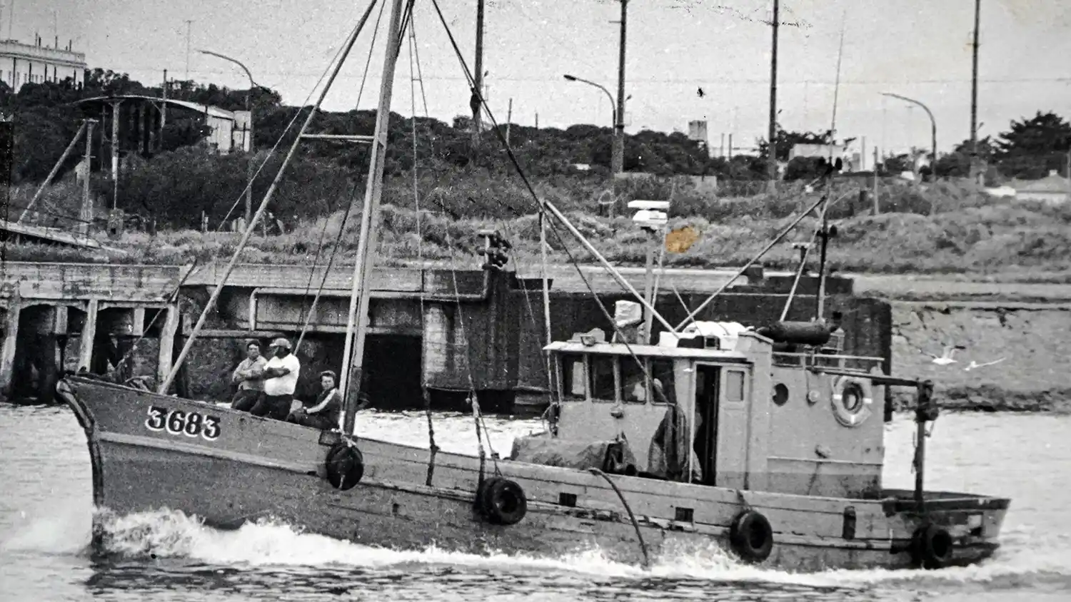 Unas 20 embarcaciones. Salían a la mar cada jornada