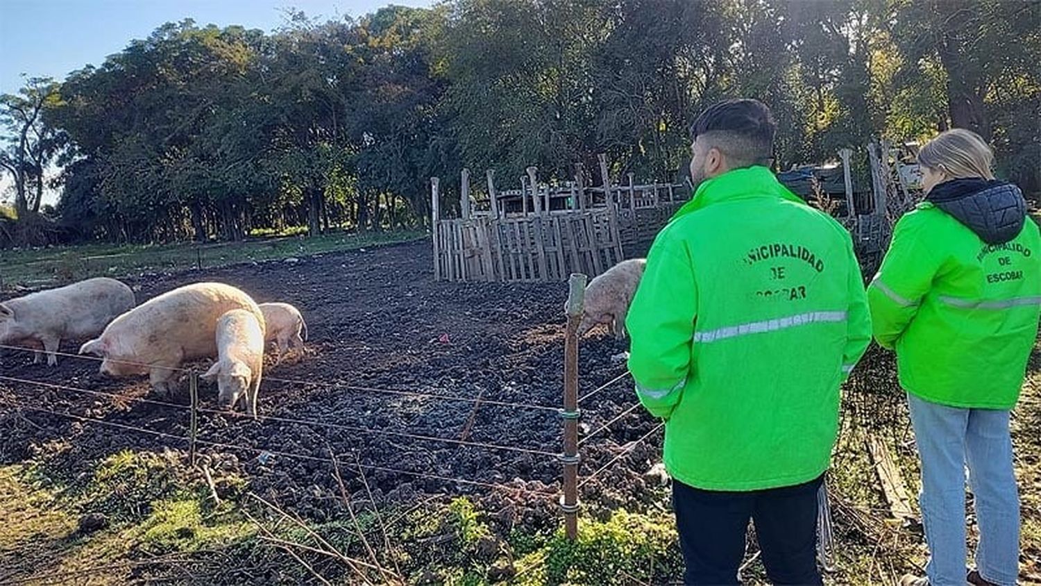 El lugar quedó con fajas de clausura