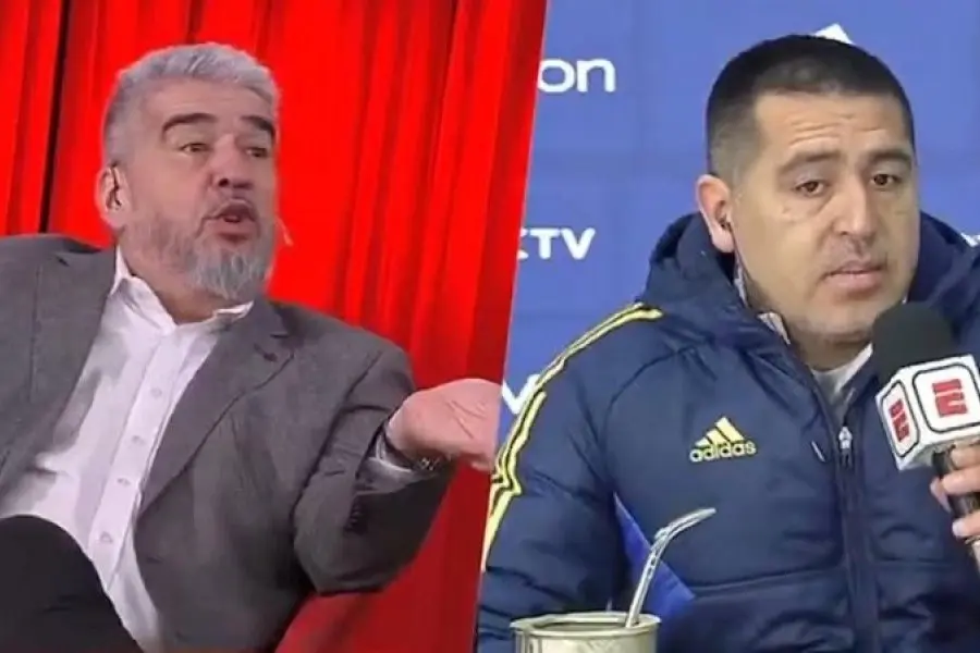 Riquelme se sacó por un comentario del Chavo Fucks y abandonó el móvil: "A mí no me reta ni mi viejo"