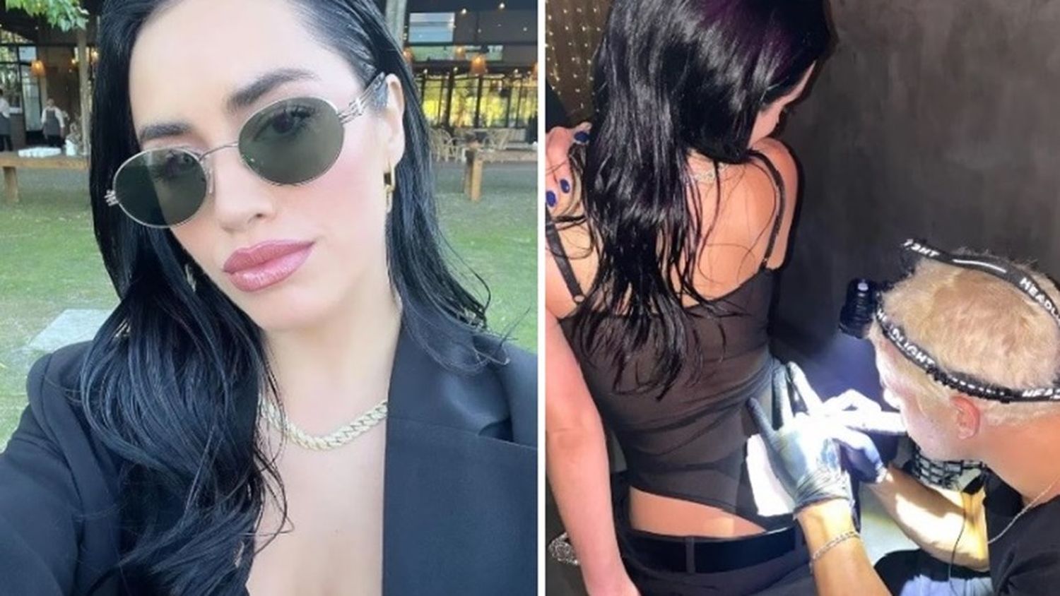 Lali Espósito fue a un casamiento y se tatuó en un glúteo