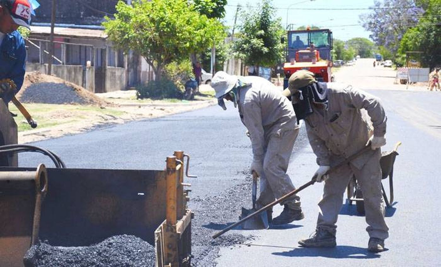 Mejora de calles en diferentes  sectores de la ciudad