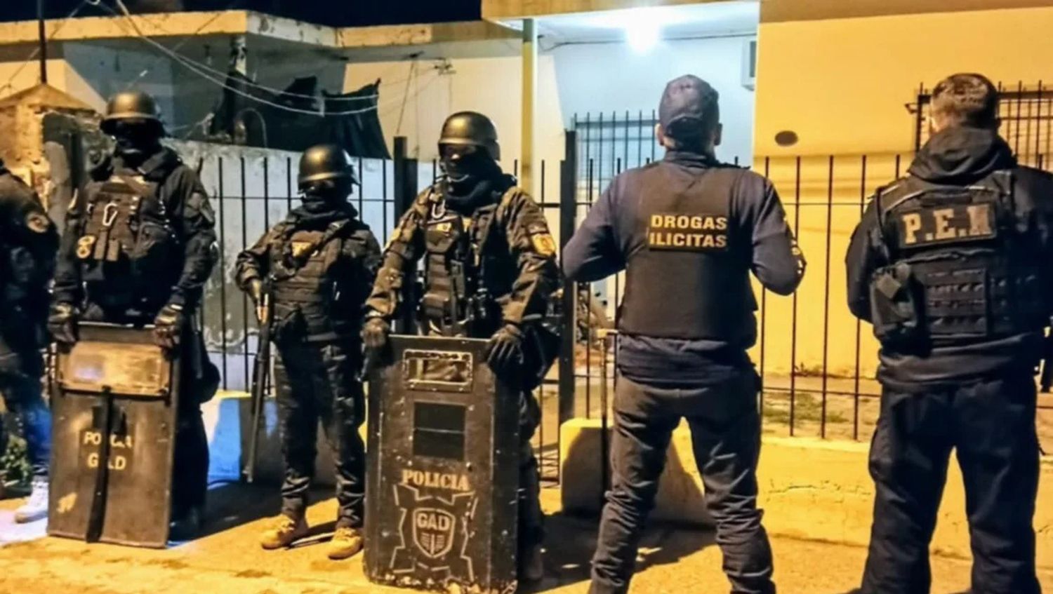 Impresionantes. Operativos con agentes de distintas ciudades, entre ellas, de Necochea