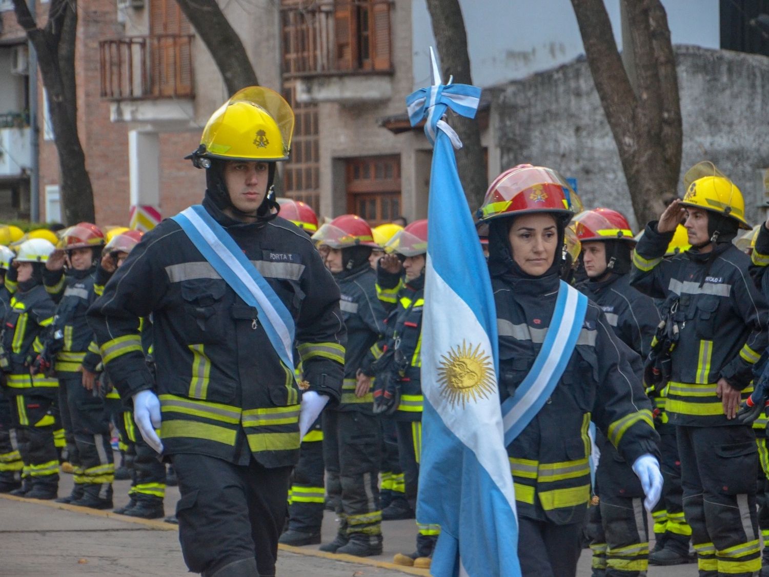 Bomberos acto