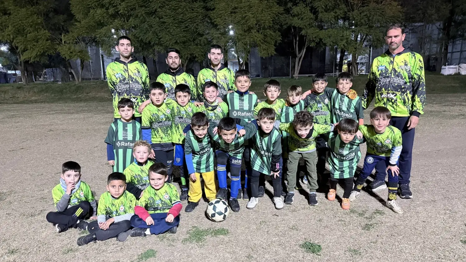 La escuelita de Los Arces crece con el esfuerzo de las familias y sueña con el Torneo Celestito