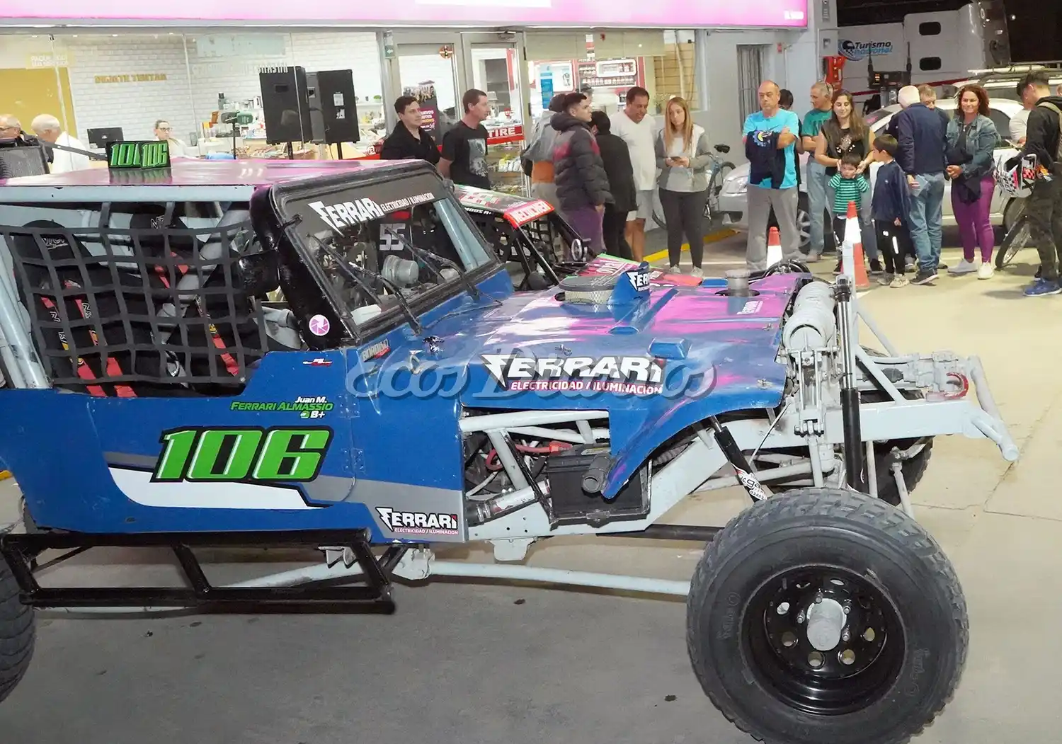 Por el título. El Jeep/Chevrolet de los hermanos Leandro y Juan Manuel Ferrari en la previa de la Copa Ecos Diarios
