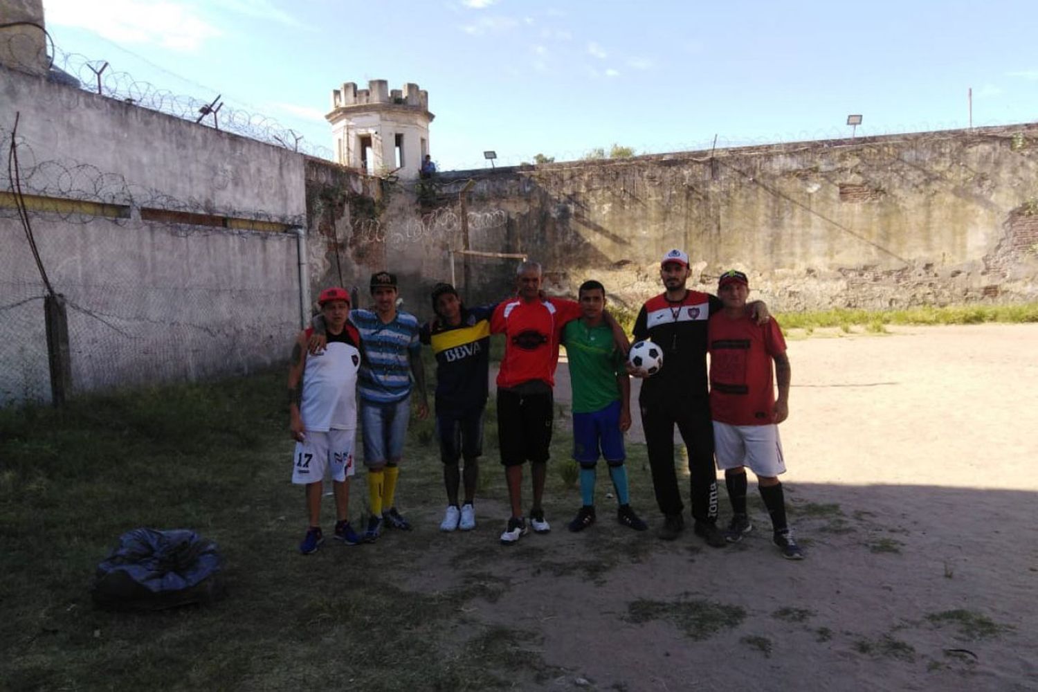 Taller de fútbol en la UP2