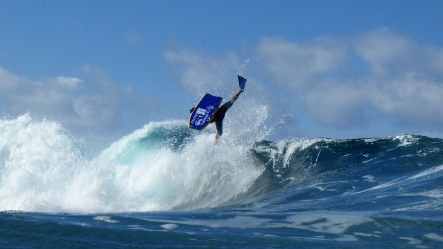 Bodyboard necochense. Nahuel Benavídes