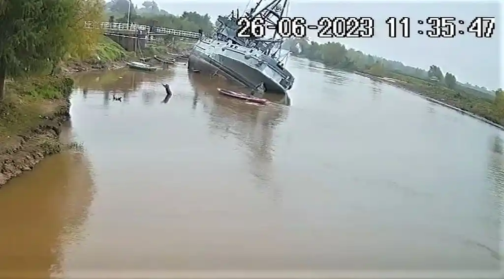 Así estaba la embarcación en 2023