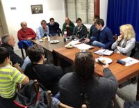 Iparraguirre se reunió con dirigentes deportivos por la reconversión lumínica