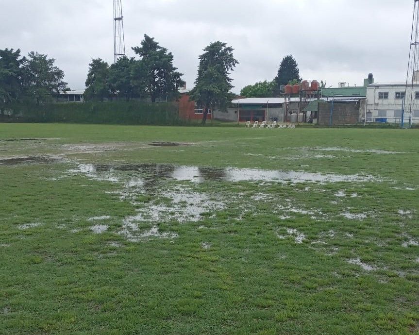Por las lluvias, la Liga Departamental de Fútbol suspendió la actividad del fin de semana