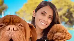 Antonela Roccuzzo fue a buscar a Messi y dejó a todos con la boca abierta por su look