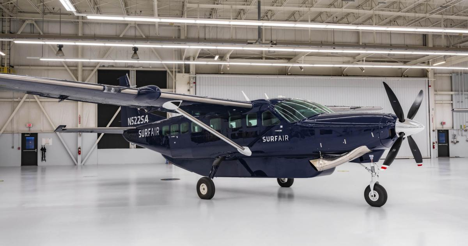 Surf Air Mobility recibe cuatro Cessna Grand Caravan en simultáneo