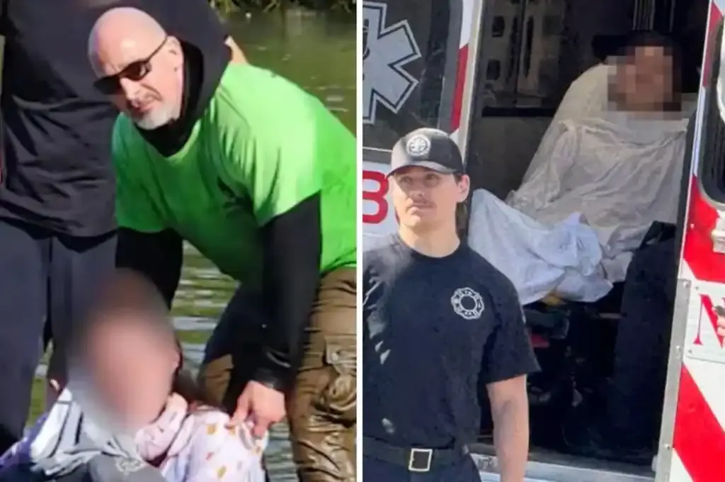 Ex‑policía rescata a una madre y su bebé de un río en Nueva York: ella ahora es acusada de intento de homicidio