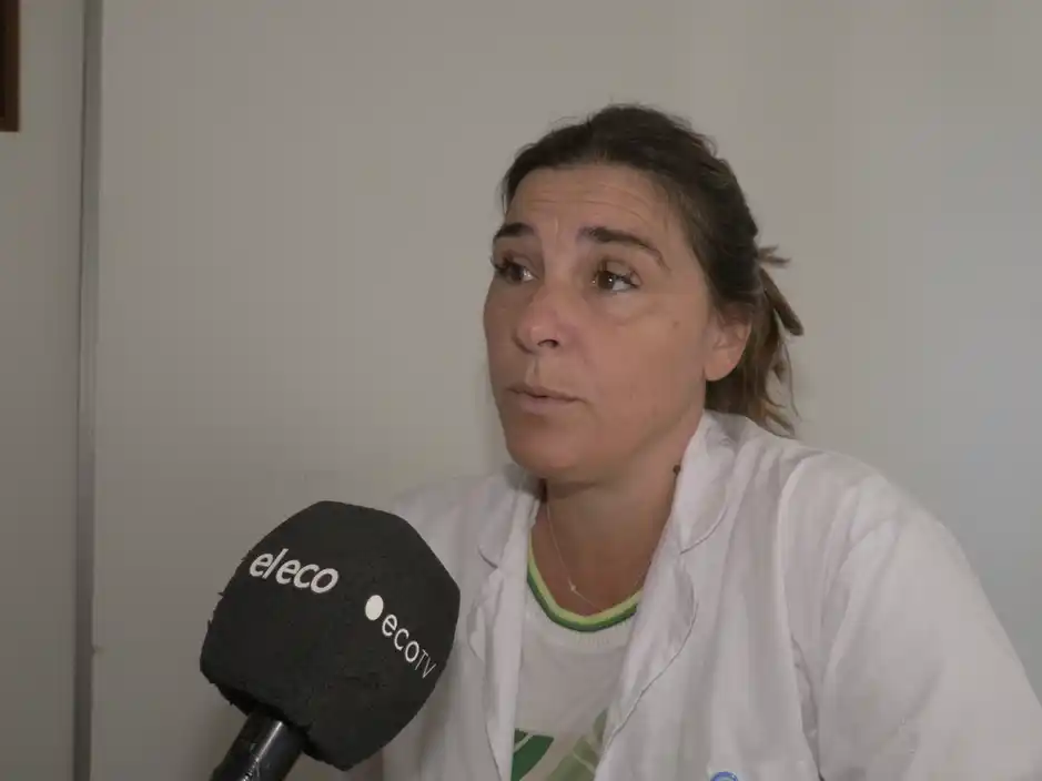 Natalia Tavella, Jefa de Guardia del Hospital Municipal Ramón Santamarina.