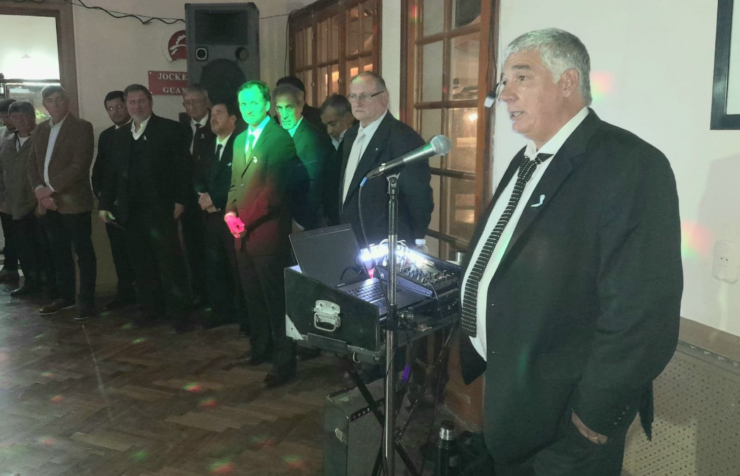 Sencillas palabras del presidente Carlos A. Pradal en la cena en donde solamente hubo mucho agradecimiento.