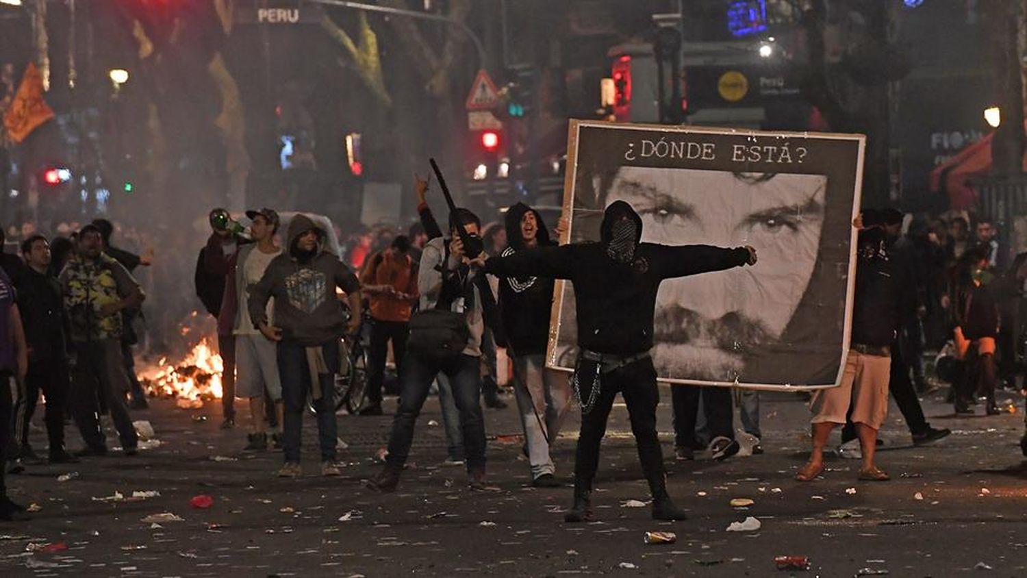 Marcha por Santiago Maldonado: hubo incidentes con más de 20 heridos